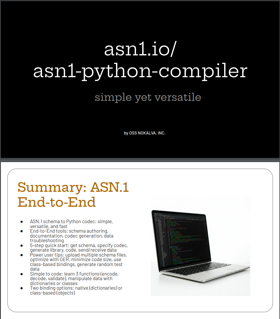 ASN.1 Python Compiler